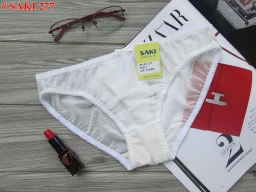 QUẦN SAKI BÔNG ÉP 277 - BLOCK 5 CÁI -  MÀU TRẮNG